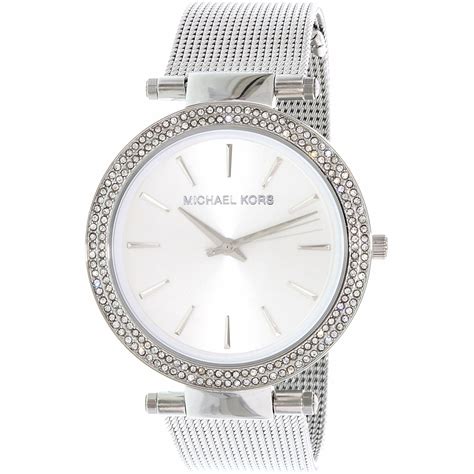 mk3367 michael kors|Michael Kors Women's MK3367 'Mesh Darci' Stainless Steel .